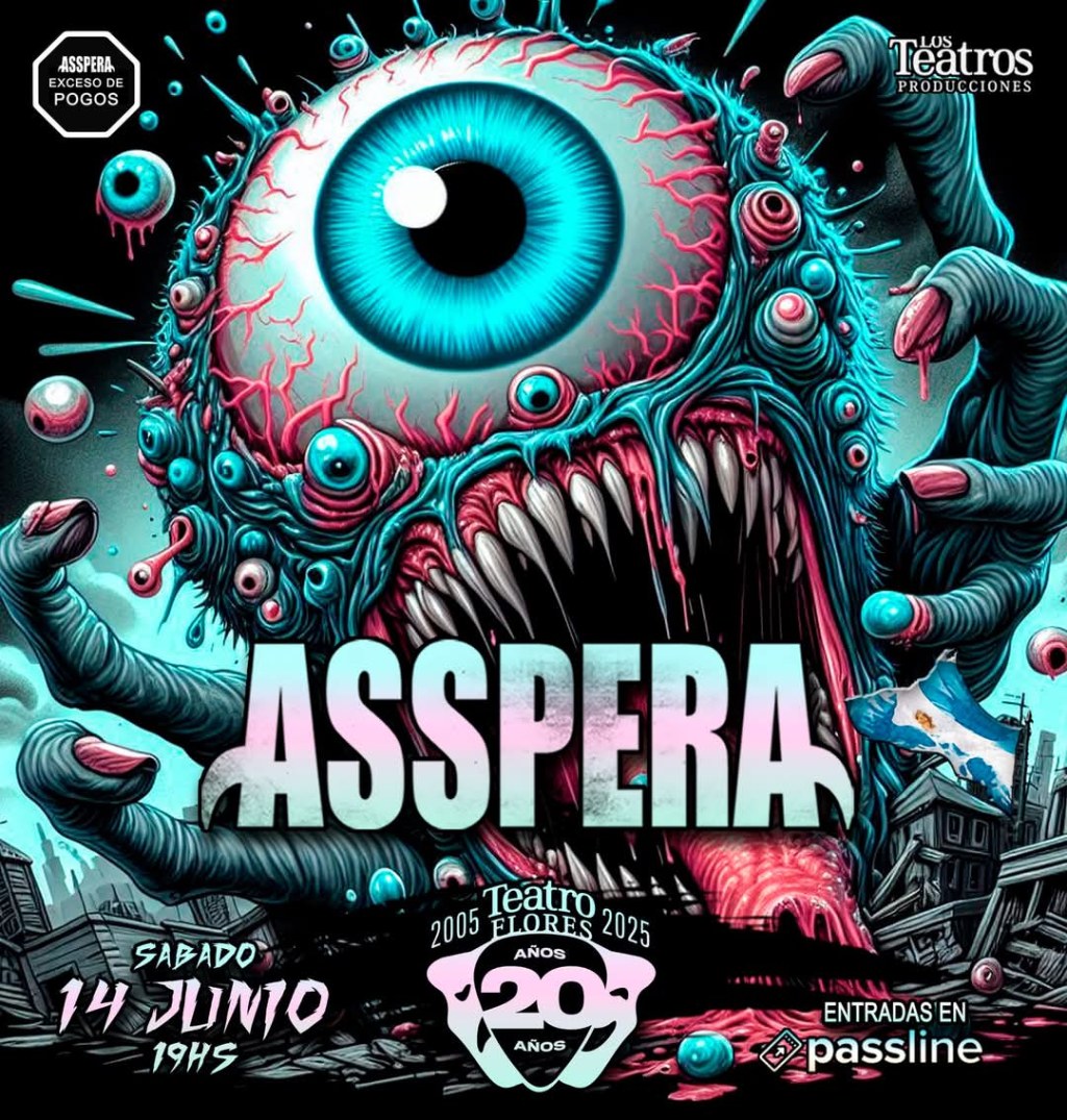 ASSPERA presenta su nuevo disco «Crónica de una Verga Anunciada» en el Teatro&nbsp;Flores